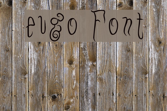 eugo Font examples