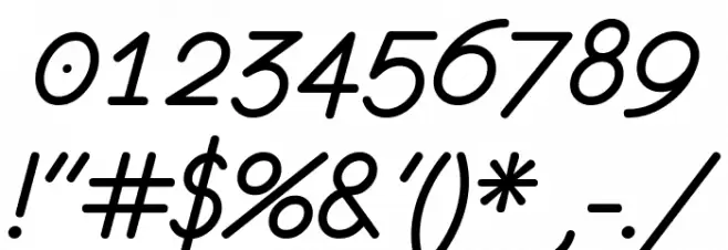 eurofurence italic Font OTHER CHARS