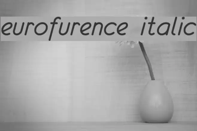eurofurence  italic Font examples