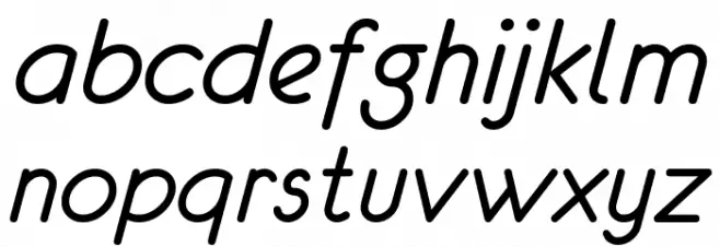 eurofurence  italic Caratteri MINUSCOLO