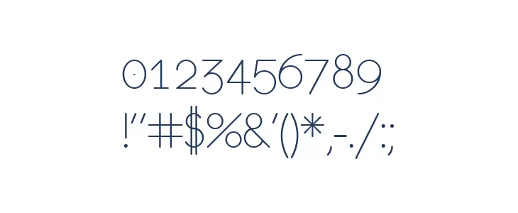 eurofurence light Font OTHER CHARS