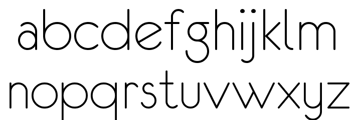 eurofurence light Font LOWERCASE