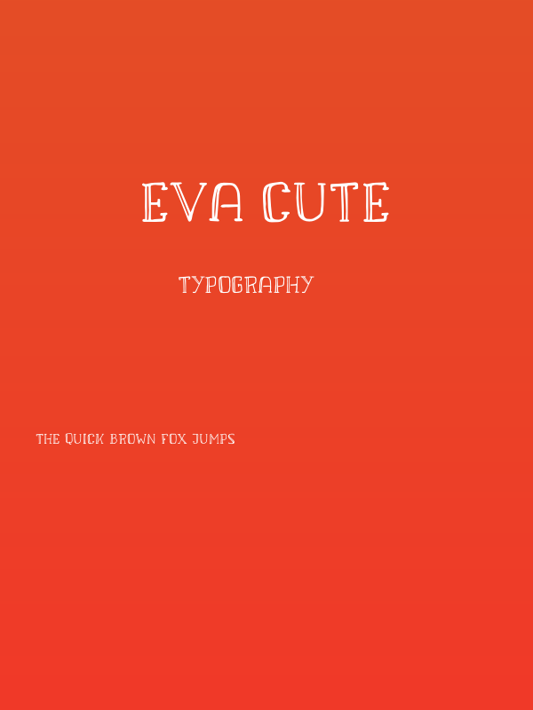 EVA CUTE Poster