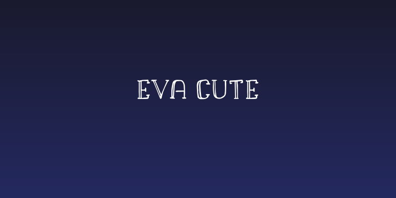 EVA CUTE Social Header