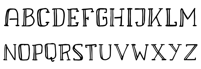 EVA CUTE Font LOWERCASE
