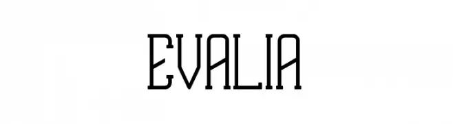 EVALIA  Скачать бесплатные шрифты