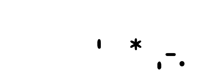 EVERLONG フォント その他の文字