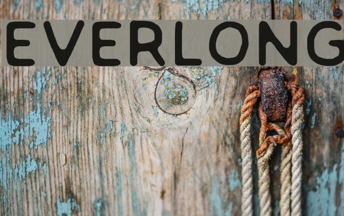 EVERLONG フォント examples