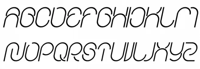 EVERYTHING Bold Italic Schriftart Groß