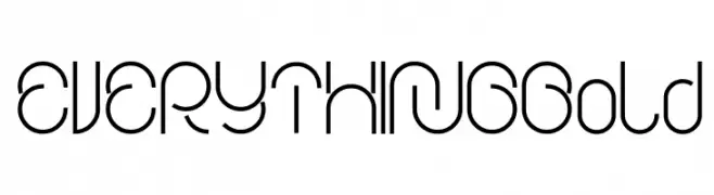 EVERYTHING Bold  免费字体下载