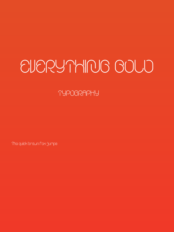 EVERYTHING Bold Poster
