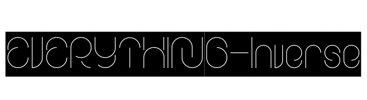 EVERYTHING-Inverse  font caratteri gratis