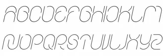 EVERYTHING Italic Font Litere mari