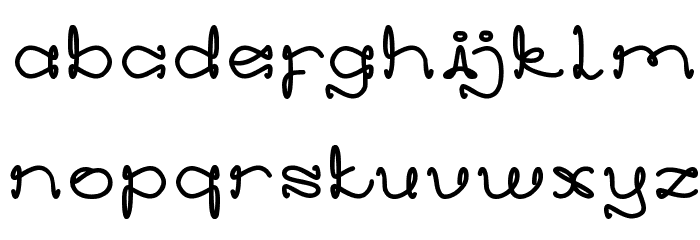 EVERYTHING MORE Font LOWERCASE