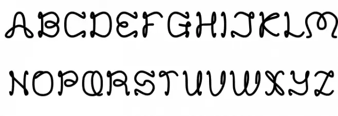 EVERYTHING MORE 字体 大写