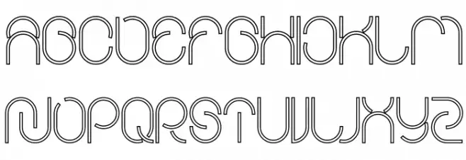 EVERYTHING-Outlined Bold フォント 大文字
