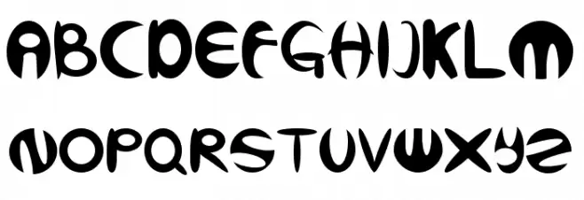 EVERYTHINK OKAY Font Litere mari