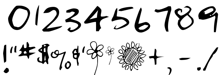 Eva 16 Trial Version Font OTHER CHARS