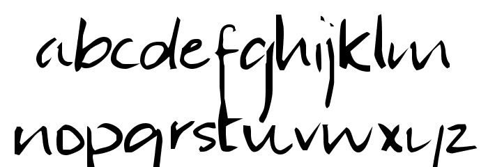 Eva 16 Trial Version Font LOWERCASE