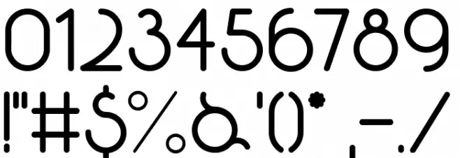 Eva Bold Font OTHER CHARS