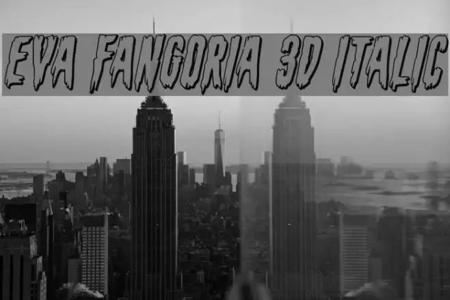 Eva Fangoria 3D Italic Example 3