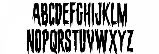 Eva Fangoria Condensed フォント 大文字