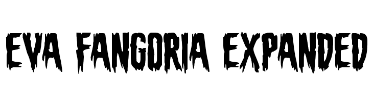 Eva Fangoria Expanded  Free Fonts Download
