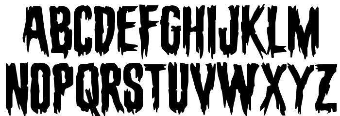 Eva Fangoria Expanded Font LOWERCASE