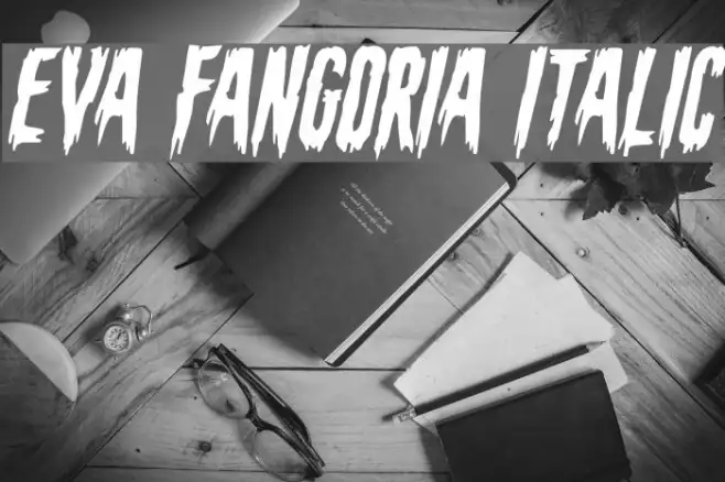 Eva Fangoria Italic Example 1