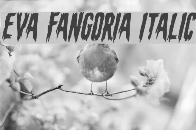 Eva Fangoria Italic Example 3