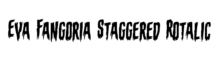 Eva Fangoria Staggered Rotalic  Frei Schriftart Herunterladen
