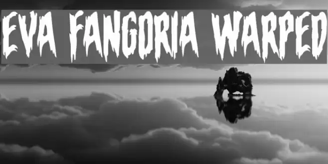 Eva Fangoria Warped Font examples