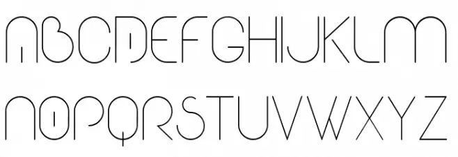 Eva Light 字体 大写