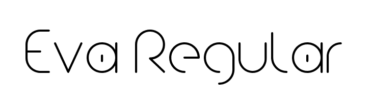 Eva Regular  フリーフォントのダウンロード