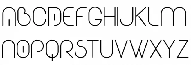 Eva Regular 字体 大写