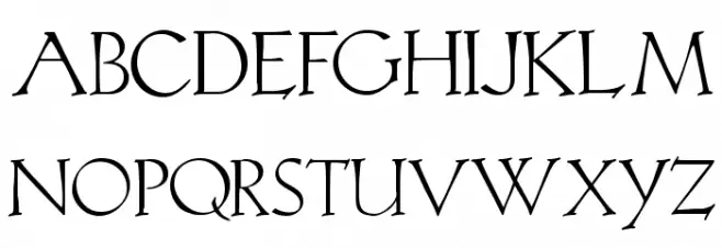 Evadare Demo 字体 大写