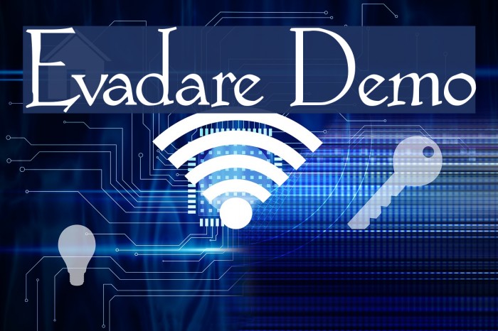Evadare Demo Font examples