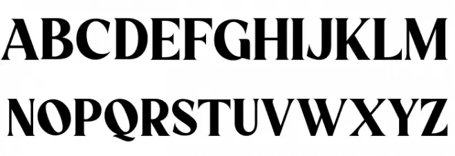 Evagrande Шрифта ВЕРХНИЙ