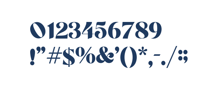 Evaline DEMO Regular Other Characters