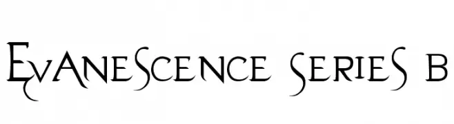 Evanescence Series B  baixar fontes gratis