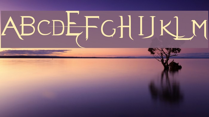 Evanescent Font examples