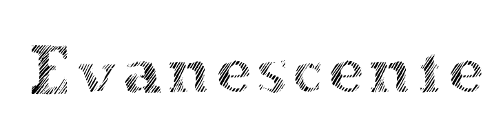 Evanescente  font caratteri gratis