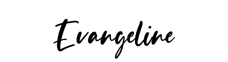 Evangeline  免费字体下载