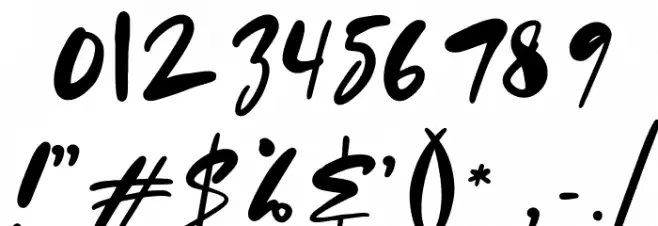 Evangeline Font OTHER CHARS