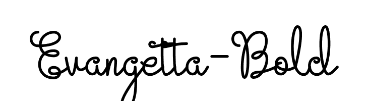 Evangetta-Bold  नि: शुल्क फ़ॉन्ट्स डाउनलोड