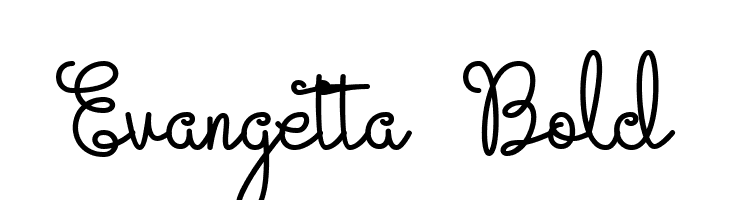 Evangetta Bold  Скачать бесплатные шрифты