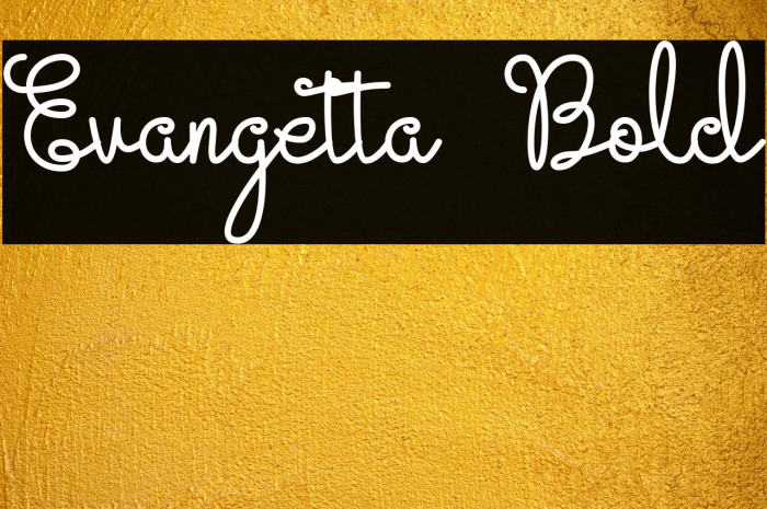 Evangetta Bold Example 3