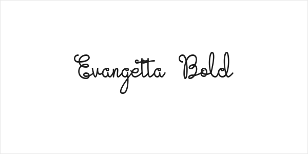 Evangetta Bold Logo