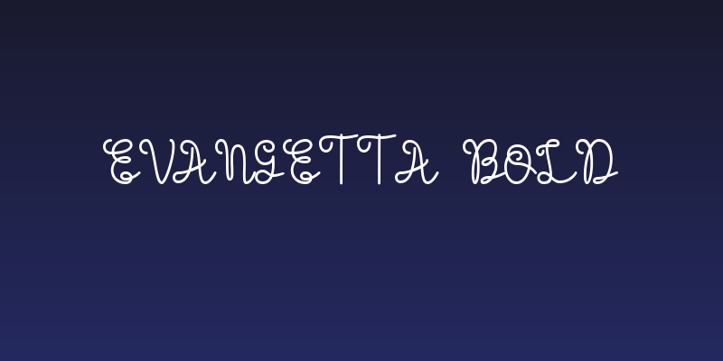 Evangetta Bold Social Header
