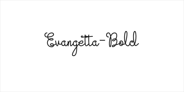 Evangetta-Bold Logo